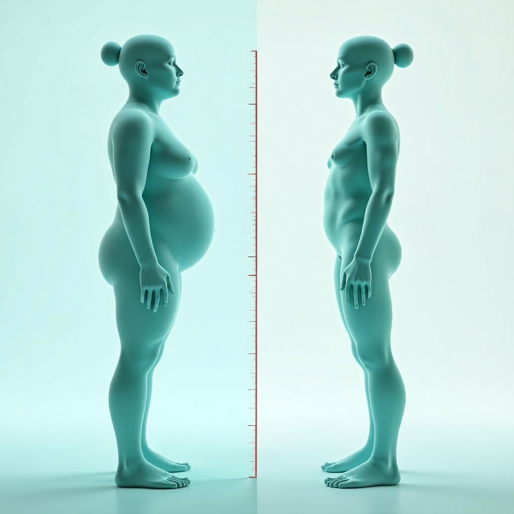 3D body transformation showing 20lb weight loss before and after at REDSOL League City TX