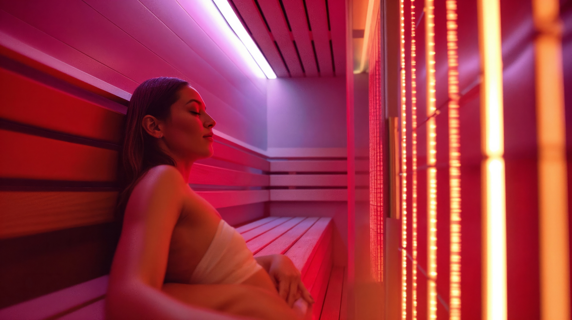 Infrared Sauna for Stress Relief - REDSOL Wellness Club League City TX